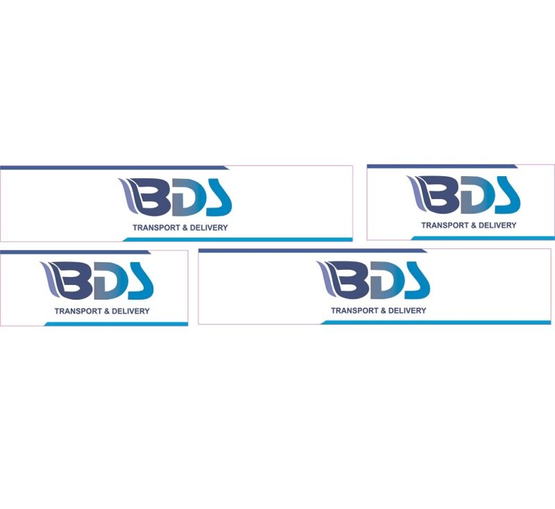 1:50 Scale Jays Custom B-Double Trailer Decals - BDS Transport