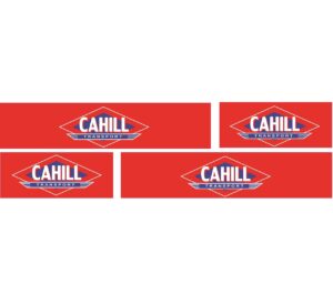 1:50 Scale Jays Custom B-Double Trailer Decals - Cahill Transport