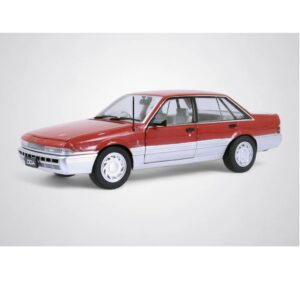 1:24 Scale Holden VL Commodore Calais Sedan - Burgundy and Silver
