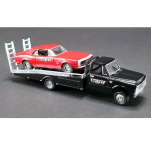 1:64 Scale Chevrolet C-30 Ramp Truck with 1967 Chevrolet Camaro - Nickey Chicago
