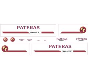 1:50 Scale Jays Custom B-Double Trailer Decals - Pateras Transport