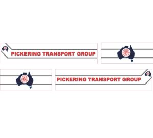 1:50 Scale Jays Custom B-Double Trailer Decals - Pickering Transport Group