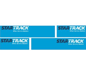 1:50 Scale Jays Custom B-Double Trailer Decals - Star Track
