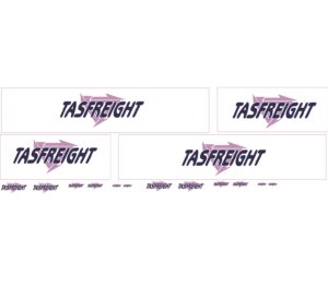1:50 Scale Jays Custom B-Double Trailer Decals - Tasfreight