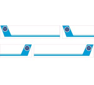 1:50 Scale Jays Custom B-Double Trailer Decals - Thurwood Refrigerated Transport
