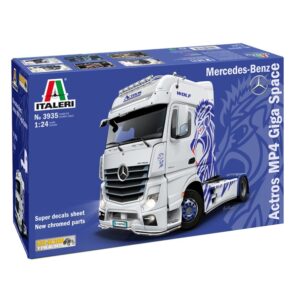 1:24 Scale Mercedes Benz Actros MP4 Giga Space Plastic Model Kit