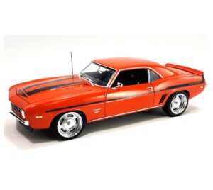 1:18 Scale 1969 Chevrolet Yenko Camaro - Orange with Black Stripes