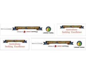 1:50 Scale Jays Custom B-Double Trailer Decals - Lindsay Transport