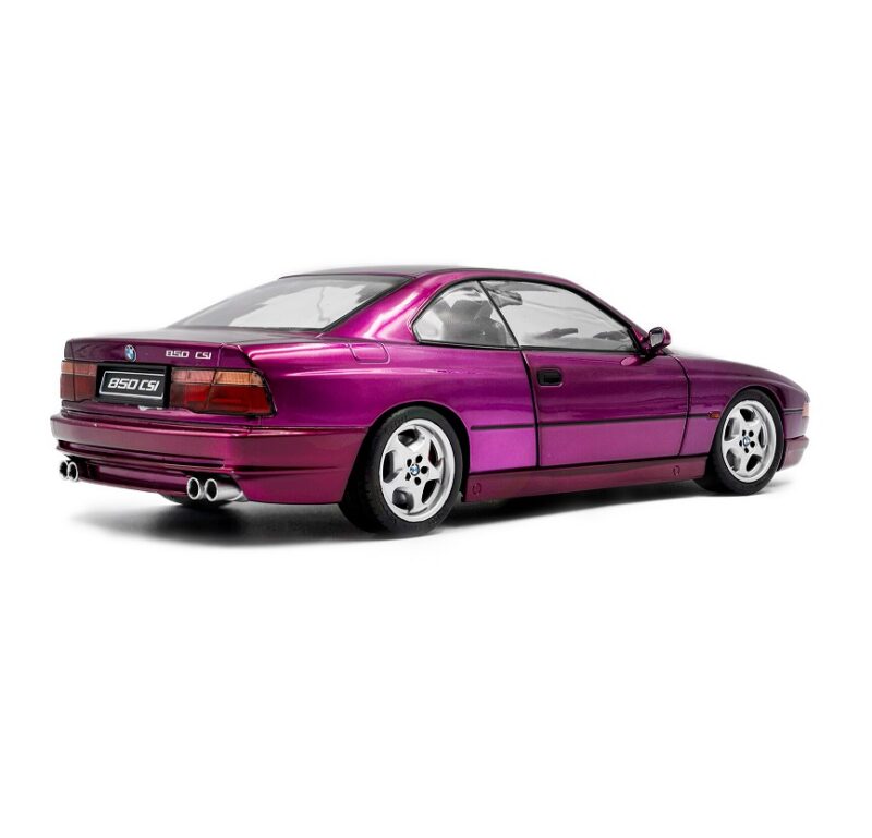 1:18 Scale 1991 BMW 850 CSI (E31) - Daytona Violet - Image 2