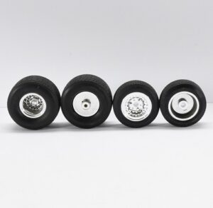 1:18 Scale Wheel and Tyres - Drag Style 01