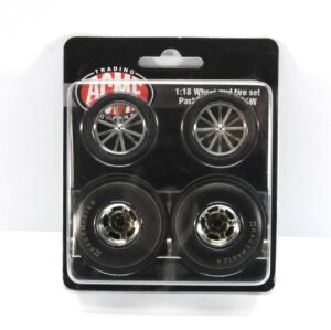 1:18 Scale Drag Wheel and Tyre Set - M & H Racemaster