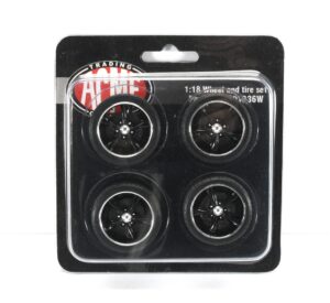 1:18 Scale Wheel and Tyre Set - Street Fighter - Torque Thrust