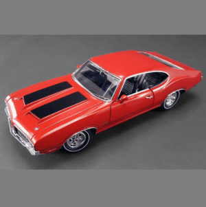 1:18 Scale 1970 Oldsmobile 442 Dr.Olds - Matador Red