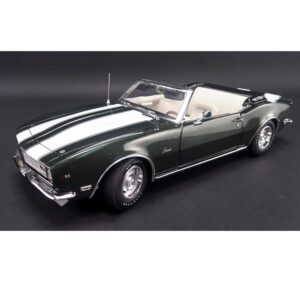 1:18 Scale 1968 Chevrolet Camaro Z/28 Convertible - Dark Green
