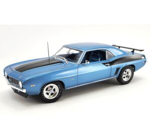 1:18 Scale 1969 Chevrolet Copo Camaro - Glacier Blue Metallic