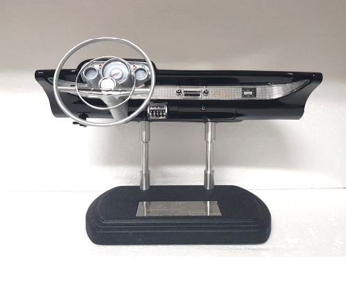 1:6 Scale 1957 Chevrolet Bel Air Dashboard - Black