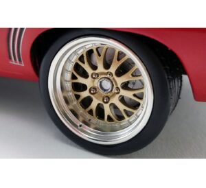 1:18 Scale Wheel and Tyre Set - Pro Touring - Gold