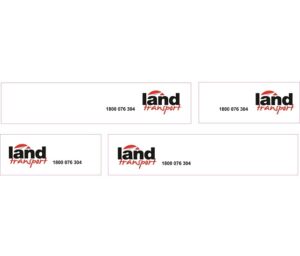 1:50 Scale Jays Custom B-Double Trailer Decals - Land Transport