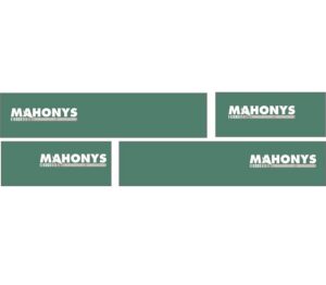 1:50 Scale Jays Custom B-Double Trailer Decals - Mahonys Transport Services