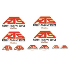 1:50 Scale Jays Custom B-Double Trailer Decals - Rodney's Transport