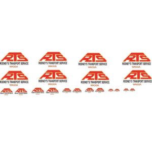 1:50 Scale Jays Custom B-Double Trailer Decals - Rodney's Transport