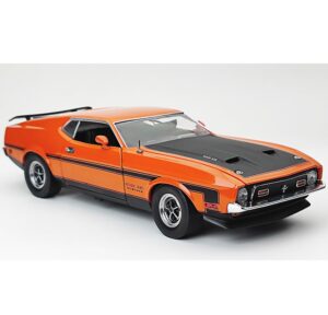 1:18 Scale 1971 Ford Mustang Boss 351 - Calypso Coral Orange