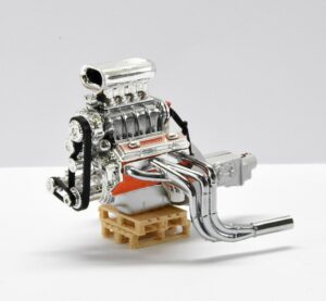1:18 Scale Blown Chevrolet Engine and Transmission