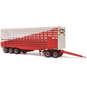 1:64 Scale Livestock Trailer with Dolly - Harris Haulage