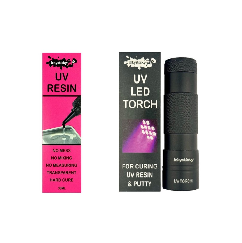 Clear Resin and UV Torch Kit