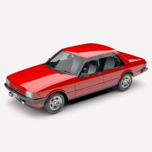 1:18 Scale Ford XD Falcon ESP V8 Sedan - Hermitage Red