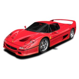 1:8 Scale Ferrari F50 Model Kit - Rosso Corsa