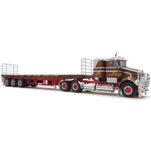 1:64 Scale Kenworth with Flat Top Trailer - Hayes Haulage