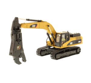 1:50 Scale Caterpillar 330D L Excavator with Cat S365C Demo Shear Attachment