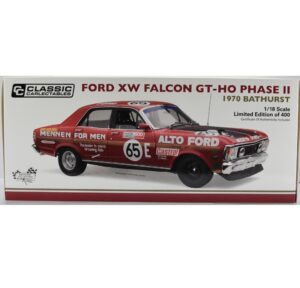 1:18 Scale Ford XW Falcon GTHO - 1970 Hardie-Ferodo 500 - #65E Bob Holland and Bill Fanning