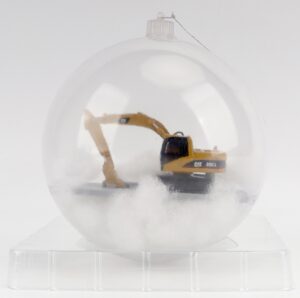 Christmas Tree Decoration - CAT Bauble - Caterpillar 320F L Hydraulic Excavator
