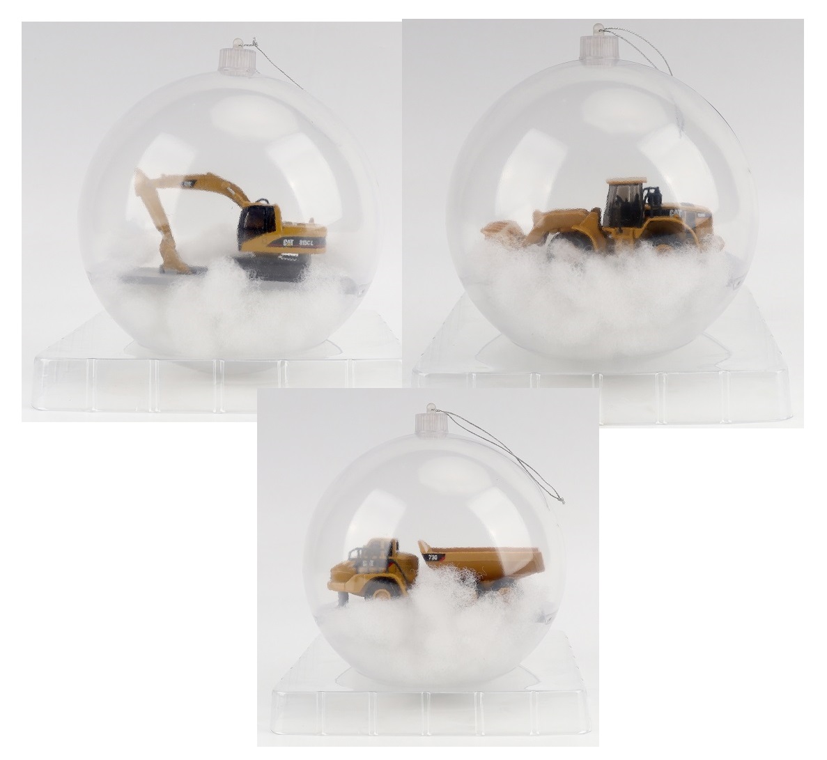 Christmas Tree Decoration - CAT Bauble - Caterpillar Machinery Set