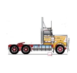 1:50 Scale Kenworth W900 Day Cab Truck - Refrigerated Roadways