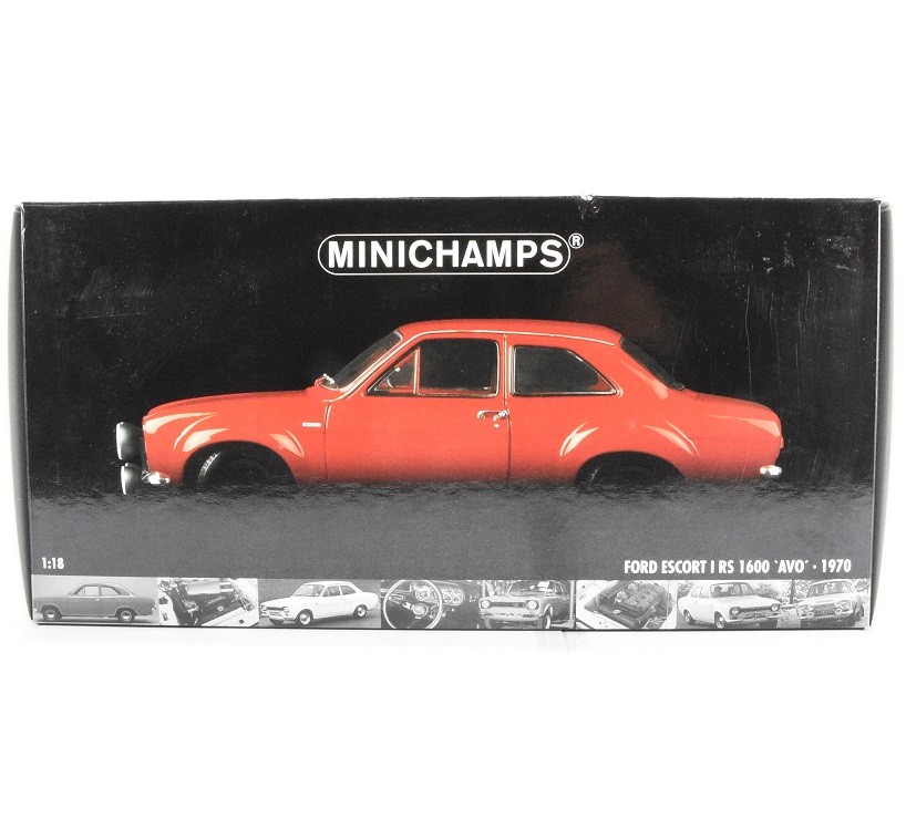 1:18 Scale 1970 FORD ESCORT MKI RS1600 'AVO' - Red - Image 4