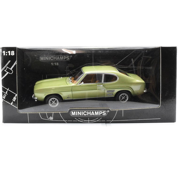1:18 Scale 1969 Ford Capri MK I 1700 GT - Light Green Met