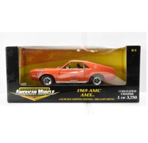 1:18 Scale 1969 AMC AMX - Orange with Black Stripe