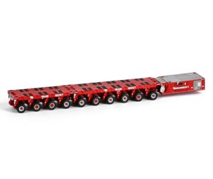 1:50 Scale SPMT 6 + 4 + PPU Trailer Set II - Mammoet
