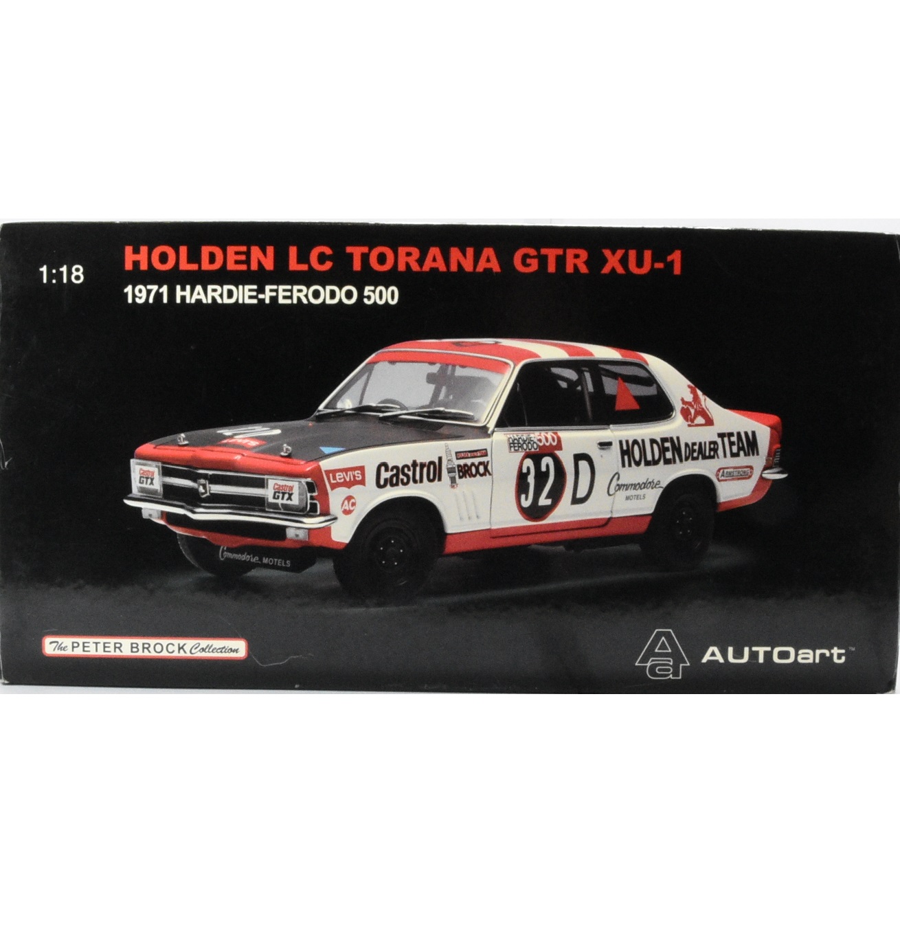 1:18 Scale Holden LC Torana - 1971 Hardie-Ferodo 500 - #32D Peter Brock