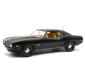 1:18 Scale 1969 Chevrolet COPO Camaro - Black on Yellow 1 of 1