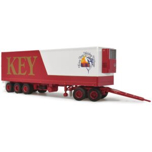 1:64 Scale Refrigerated Trailer with Dolly - KEY