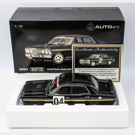 1:18 Diecast Ford XY Falcon GTHO 2004 Historic Touring Car Series - Cert No 672 of 2004,