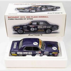 1:18 Scale Ford XY Falcon GTHO Phase III 1972 Hardie-Ferodo 500 - #5D John French ‘Bryan Byrt Ford