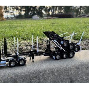 1:50 Scale Kennedy B-Double Logging Trailers - Black