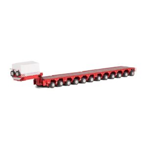 1:50 Scale Scheuerle InterCombi SPE Modular Trailer Set - Red
